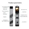 Advanced Smart Door Lock (FZ-ASDL-3D) - 3D Facial Recognition, Fingerprint, Mobile App, Pin Code, Mechanical Keys, IC Cards, Wifi - Image 5
