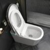Smart WC Bidet Toilet - Voice control, dual sensors, sterilized spray bar, automatic flip cover, smart screen, remote control. - Image 2