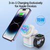 PowerHub 3-in-1 15W Charging Station for Apple Devices - Image 2