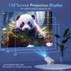 Magcubic Smart Portable Projector - Auto Keystone Correction Android 11.0 4K HY300 Dual WiFi 180 Degree Flexible BT 5.0 - Image 5